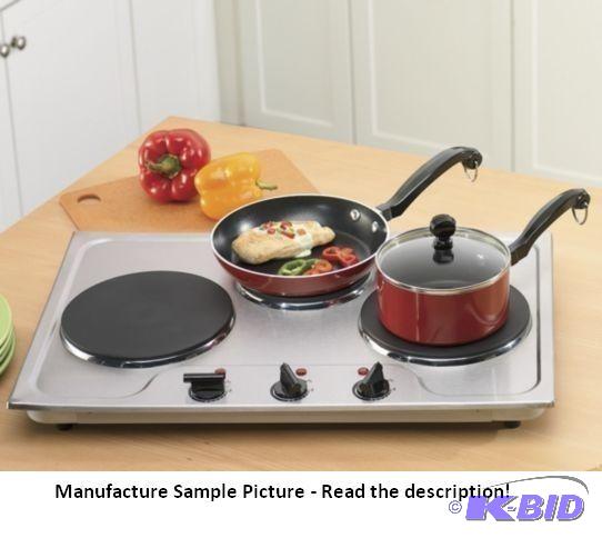 lot 199 image: Ginnys Brand Triple Hot Plate - Model ES-330...