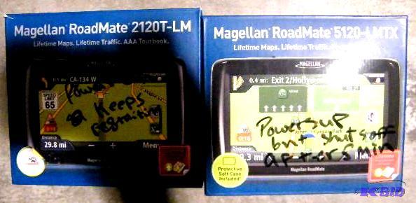 lot 211 image: Lot of 2 Magellan Road Mate GPS Units - One i...
