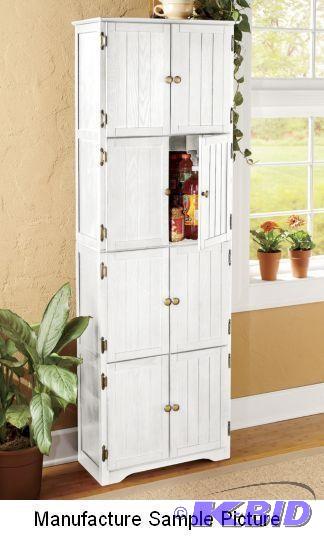 lot 36 image: White 8 Door Cabinet Exclusive - Make the mos...