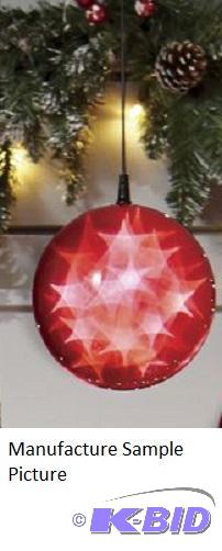 lot 43 image: Hologram Red Sphere - Sphere (6" di...