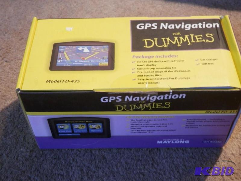 New GPS navigation system for Dummies
