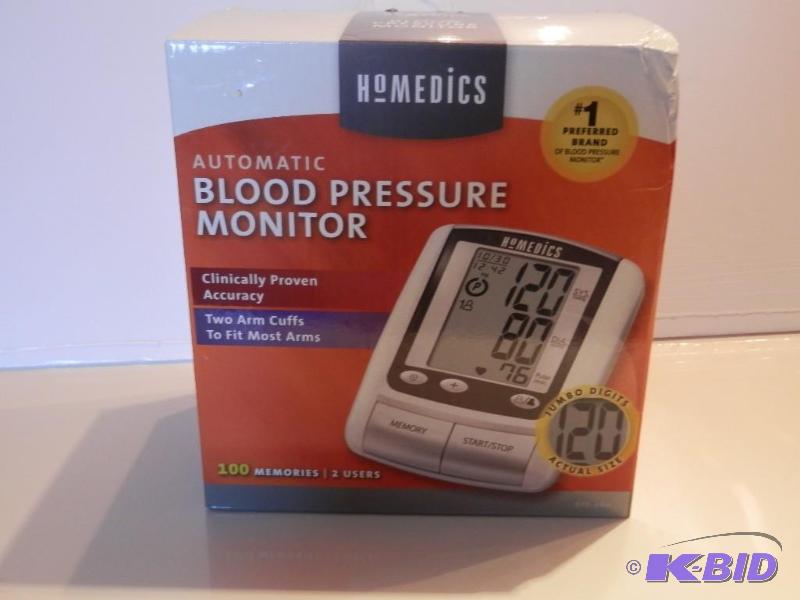Homemedics  automatic Blood Pressure Monitor, New.