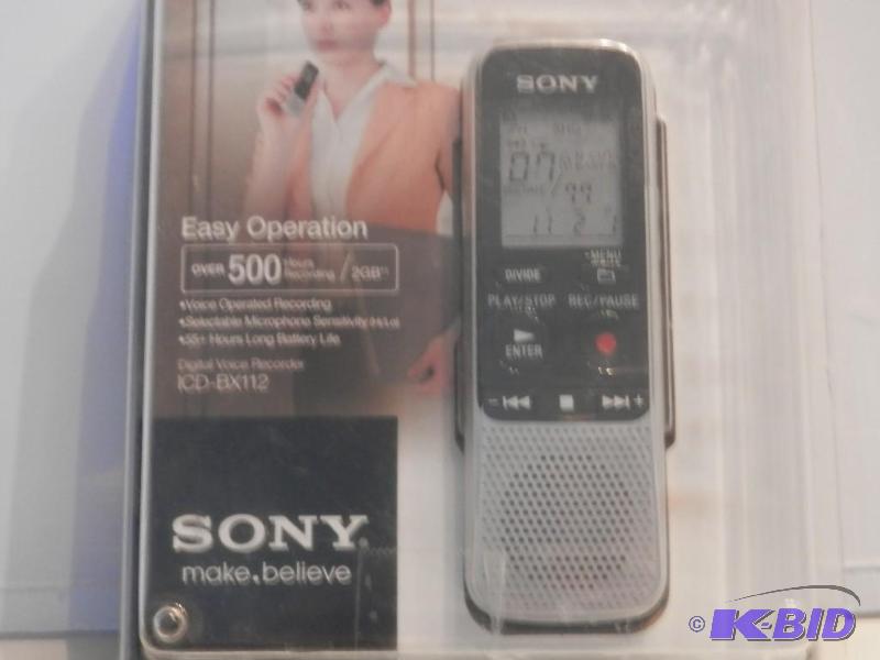 Sony Digital voice recorder ICD-BX112