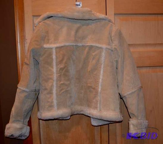 lot 100 image: DCarlo Suede leather jacket ladies size sp...