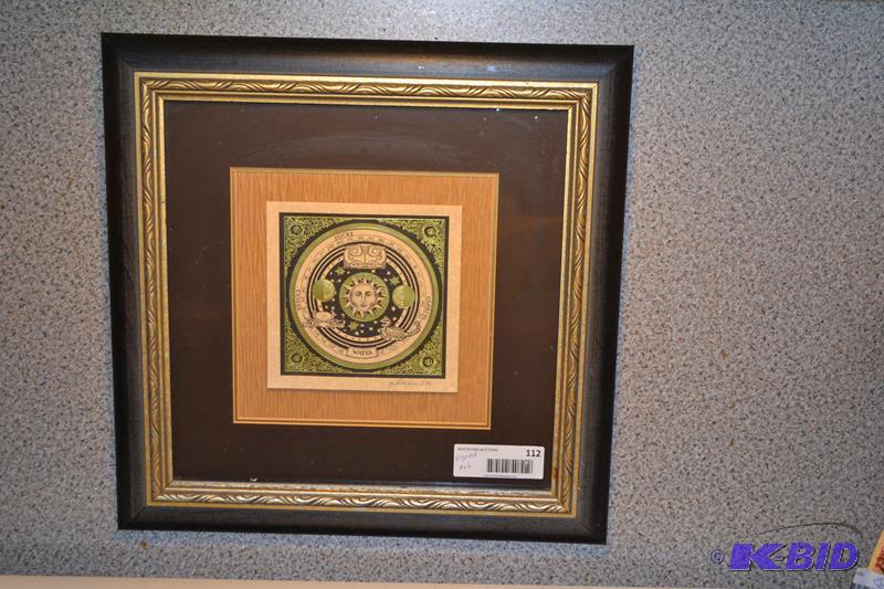 lot 112 image: Signed print Kathleen Sky 14x14"...