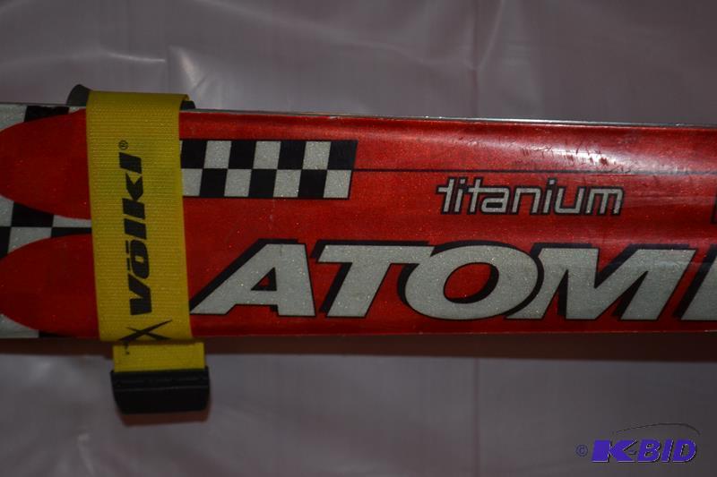 Atomic skis with bindings 193 Beta Race 10.26 | 1960's
