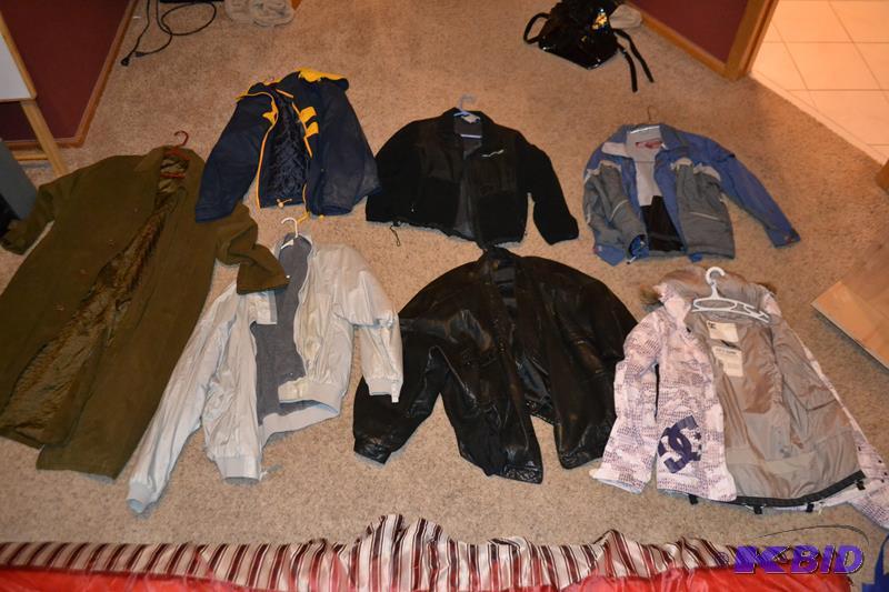 lot 130 image: Group of 7 coats & jackets LAL blue jacke...