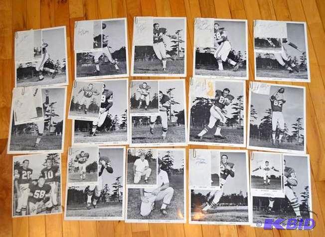 lot 144 image: Collectible 15 autographed Minnesota Vikings ...
