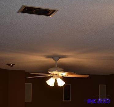lot 156 image: Klipsch speakers 2 ceiling speakers 3 wall sp...