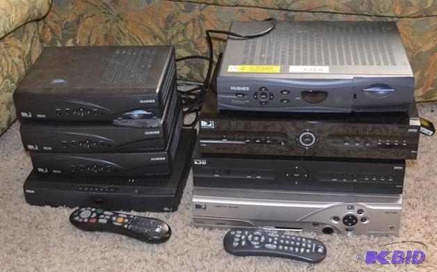 lot 163 image: Direct TV 8 units Model SD HBH Model DRD430RG...