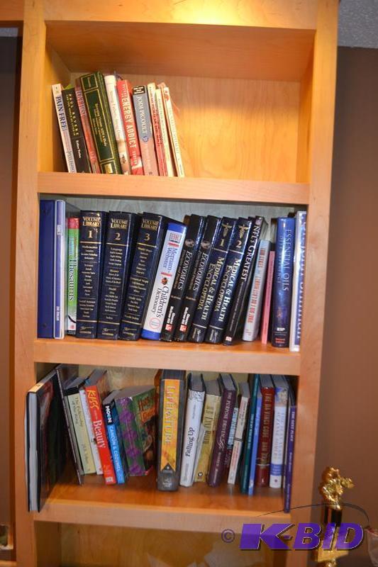 lot 180 image: Books, Medical, Novels. Bookshelf not include...