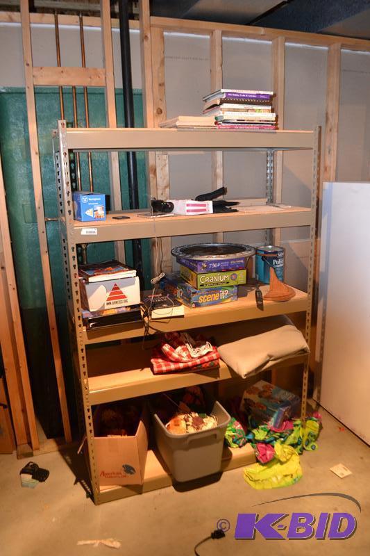 lot 182 image: Contents of shelf, shelves in a different lot...