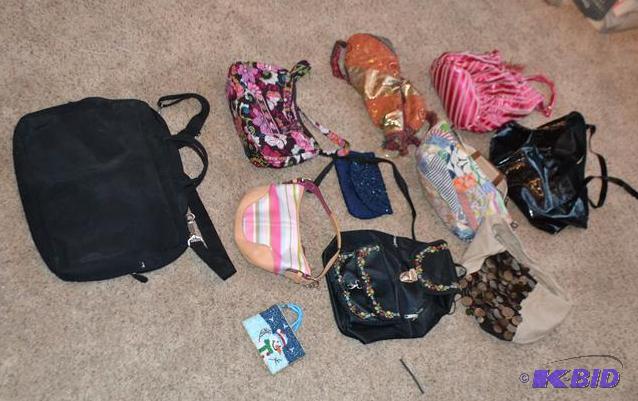 lot 187 image: Handbags & purses, eleven...