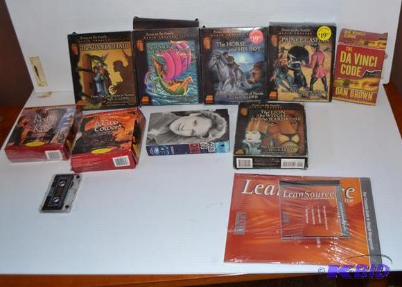 lot 188 image: Audio books Chronicles of Narnia Tolkkin ...