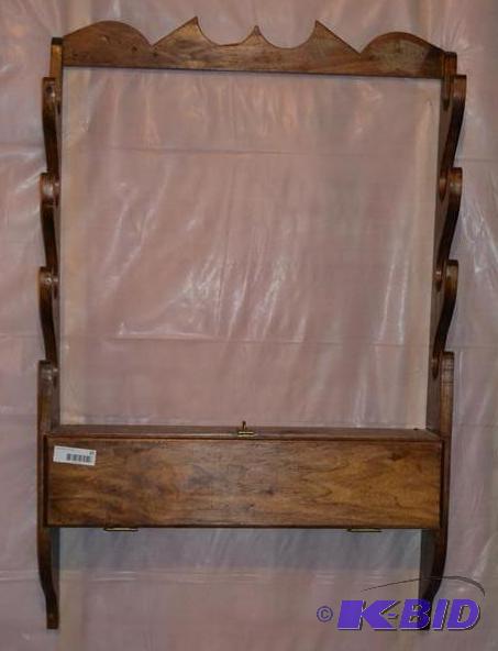 lot 20 image: Wood Gun rack 36x24"...