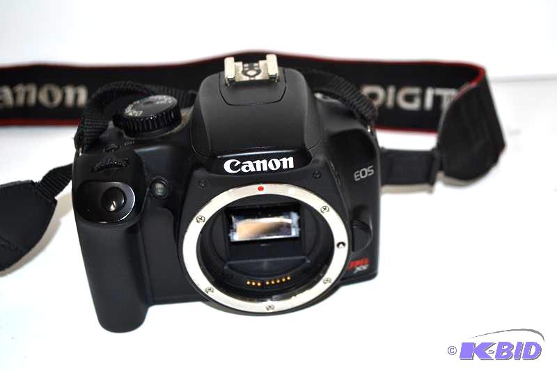 lot 204 image: Canon Rebel XS EOS digital camera body, needs...