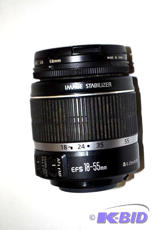 lot 205 image: Canon Camera lens for the above camera -EFS 1...