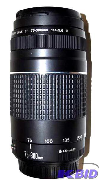 lot 206 image: Canon Camera lens for the above camera -75 - ...