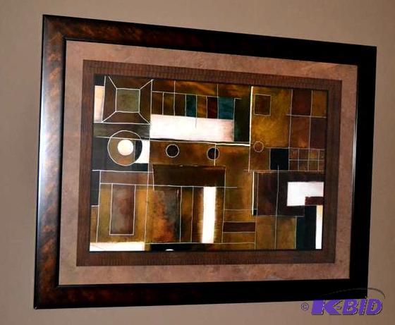 lot 207 image: Framed picture 45x35...