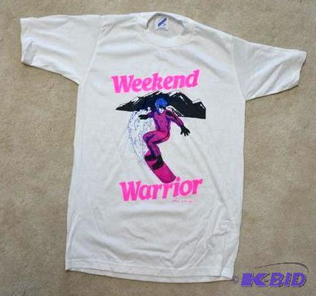 lot 216 image: Weekend Warrior T Shirt &nbspquantity  50 &...