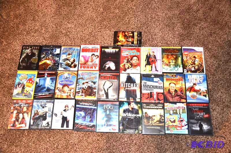lot 29 image: 26 DVDs - Hoosiers, Fog, more see pictures 1 ...