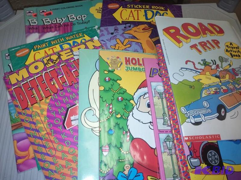 Color books...