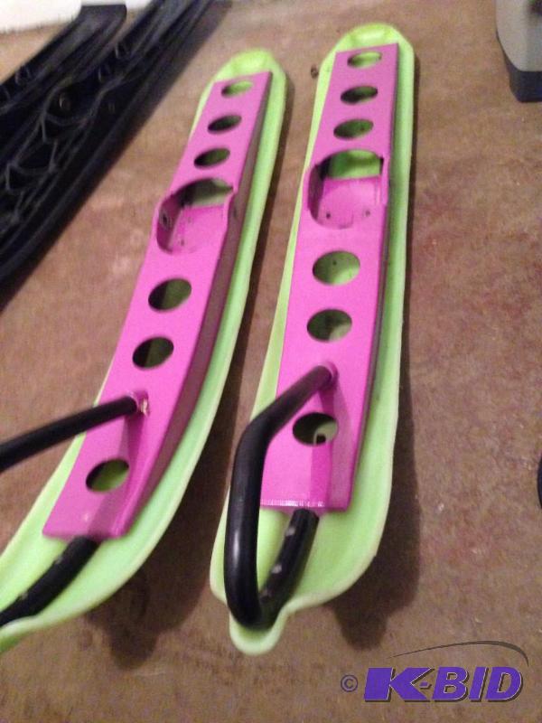 lot 9 image: Used Skis Arctic Cat PurpleGreen  ...