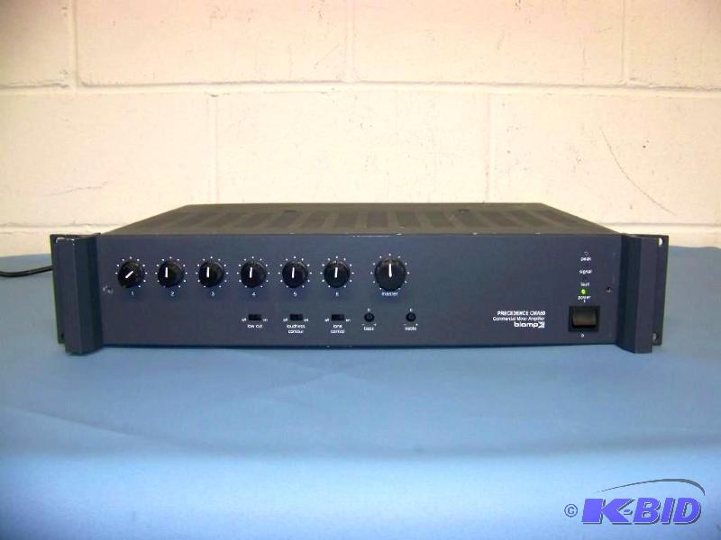 lot 35 image: Biamp Systems, Precedence CMA60, Commercial Mixer Amplifier