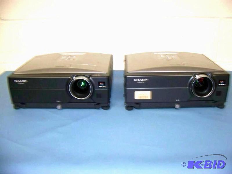 lot 56 image: (2) Sharp, LCD, Computer and Video  Home Theater Projectors