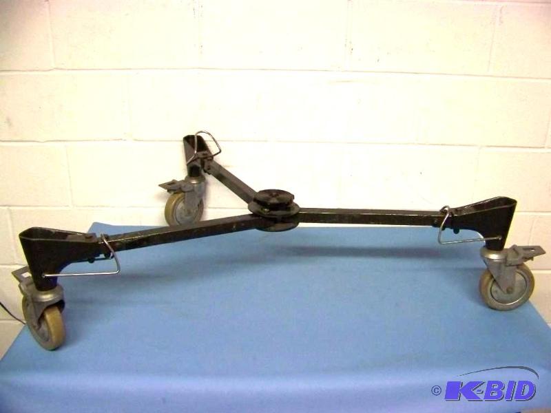 lot 63 image: Tripod Base on Lockable Wheels