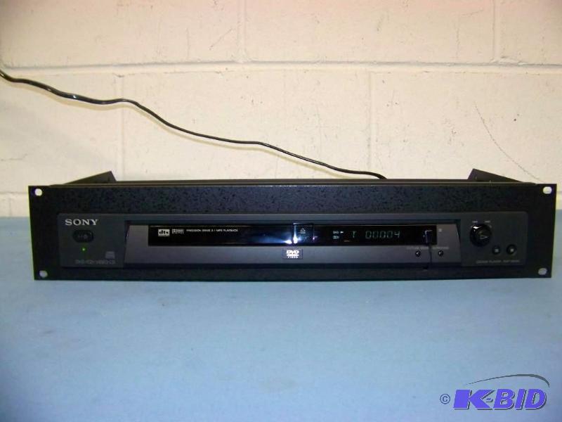 lot 71 image: Sony, CDDVD Player in Middle Atlantic Rack Shelf