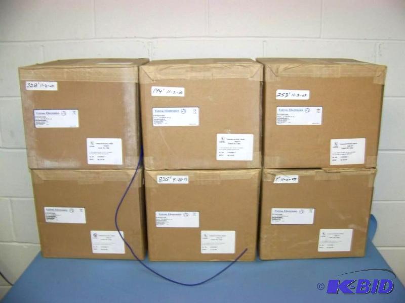 lot 76 image: (6 partial) Boxes of Extron Electronics, ControlAudio Cable