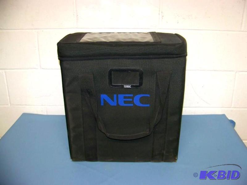 lot 77 image: Soft Sided, Hard Plastic Lined, Electronics TravelCarry BagCase