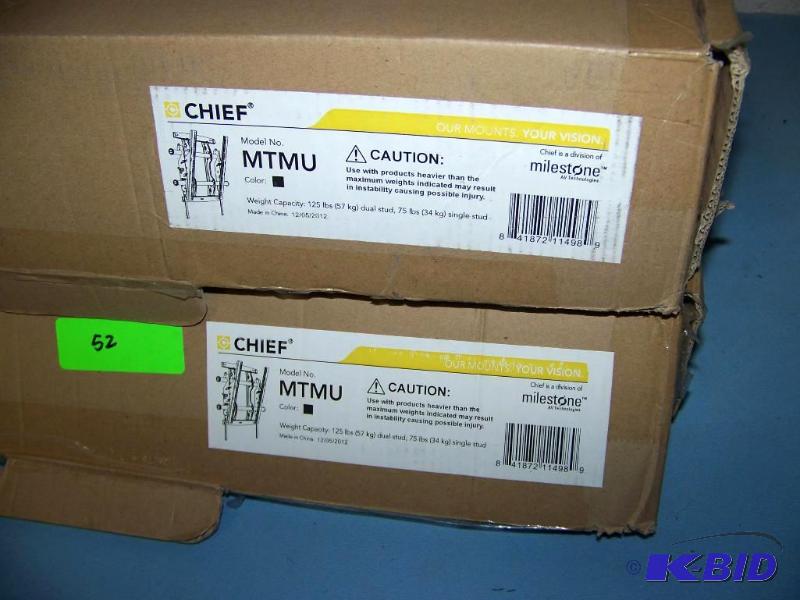 lot 85 image: Chief Manufacturing, Flat PanelDisplayMonitorTelevisionTV Wall Mount lot