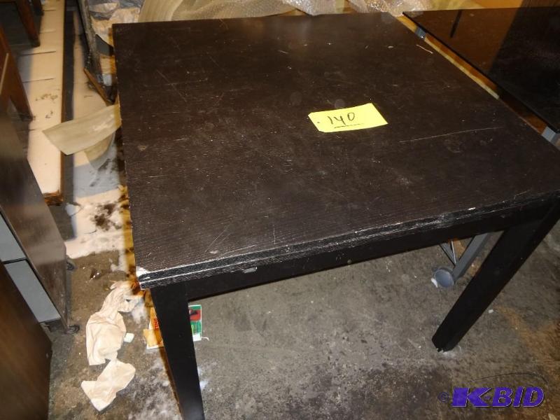 Black Wood Table