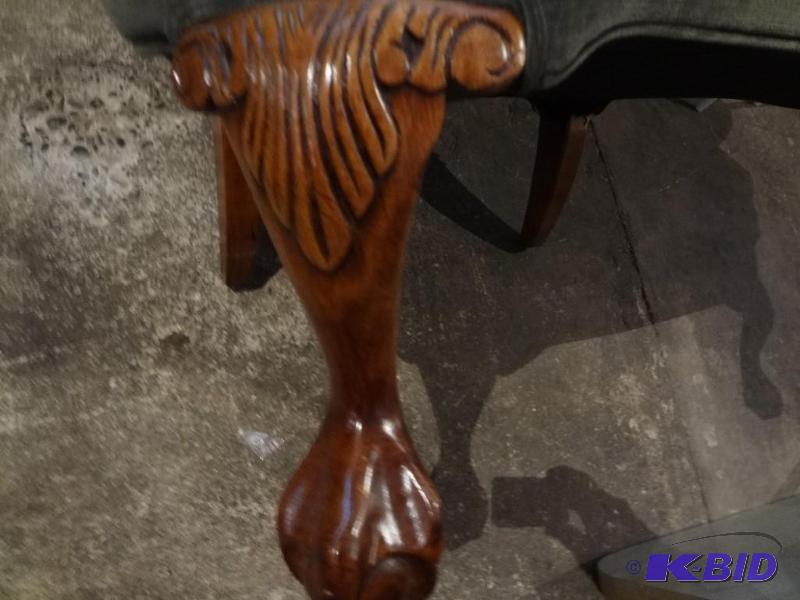 Green Wing Back Chairs