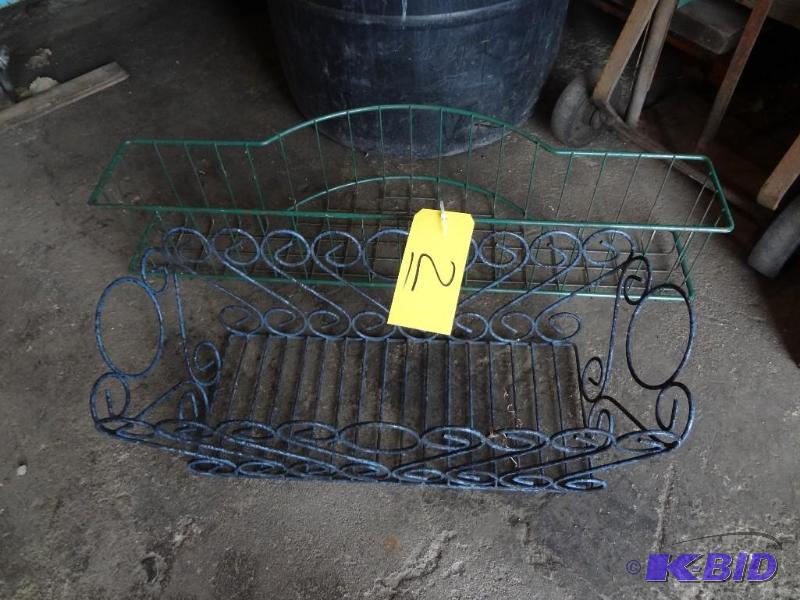 Pair of Metal Window Baskets