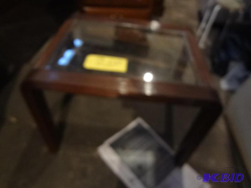 Glass top Side Table