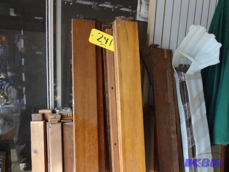Lot of Antique Bed side rails and slats