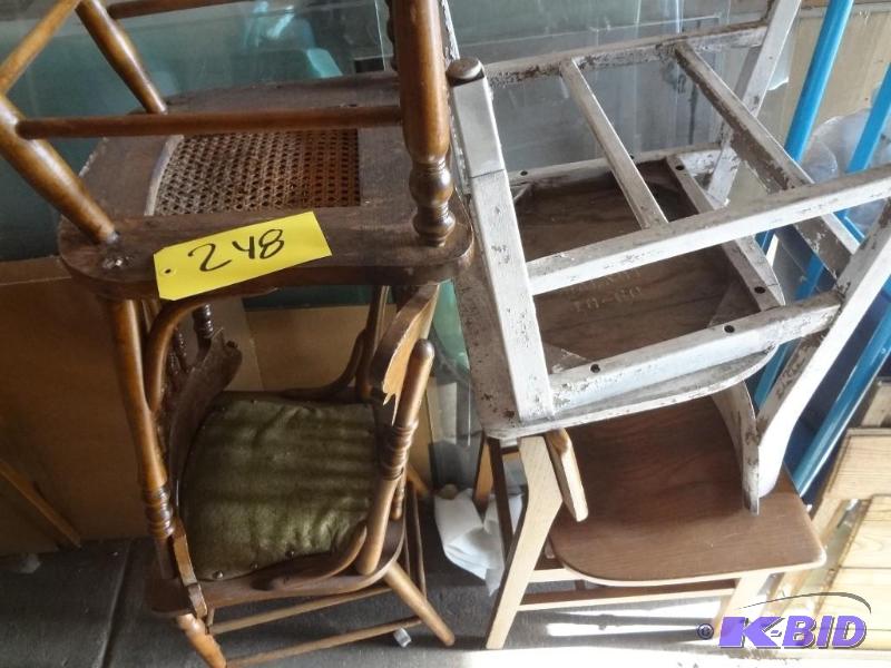 Lot of Wooden Chairs