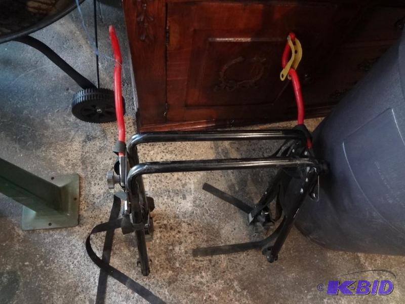 Bike Rack, Garbage Can, Carpet Sweepers