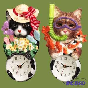 Kitten Clock