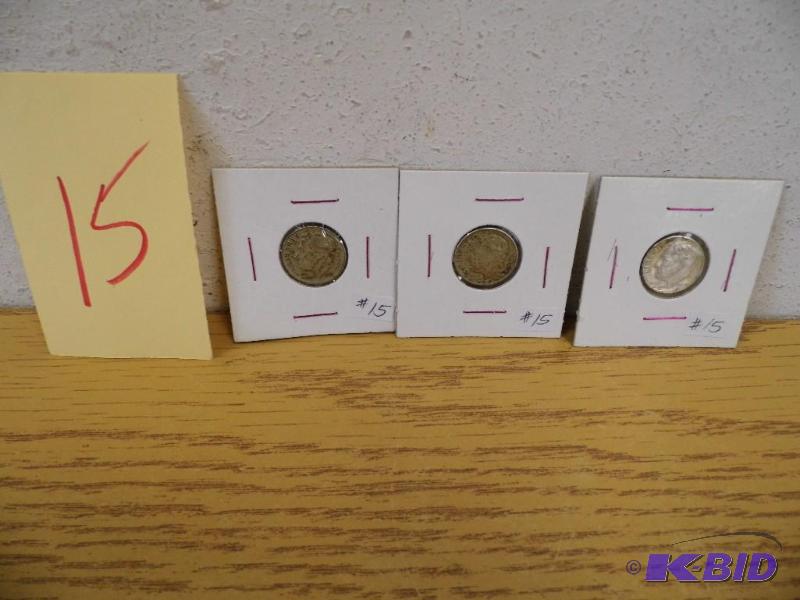 3 Roosevelt Dimes