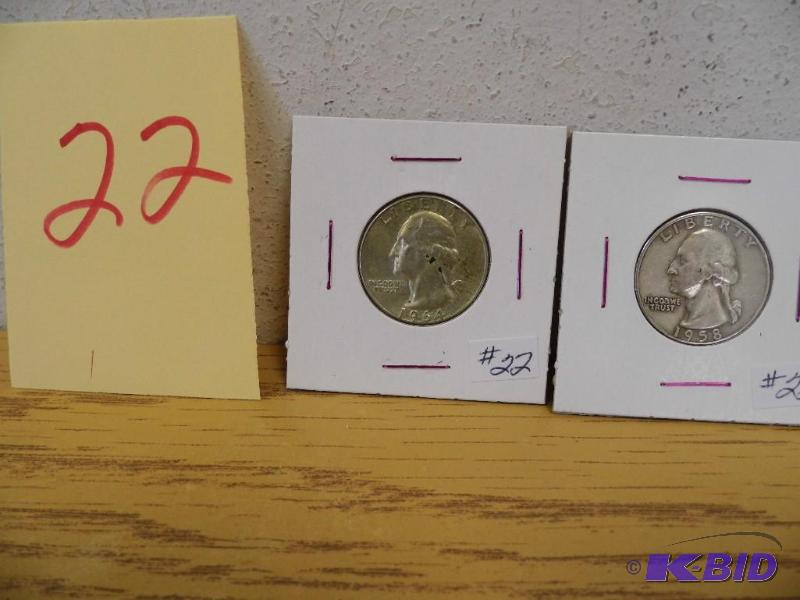 2 Washington Quarters