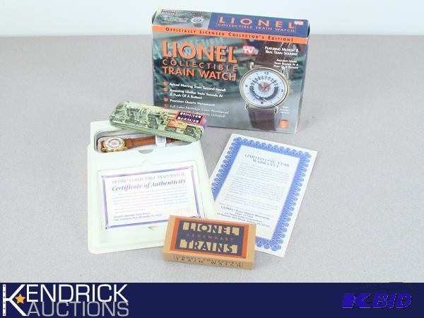 New in Box Lionel Collectible Train Watch with COA