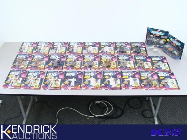 26 New in Package Vintage Star Wars Bend-Ems Figurines, and 3 Vintage Star Wars Micro Machines Sets