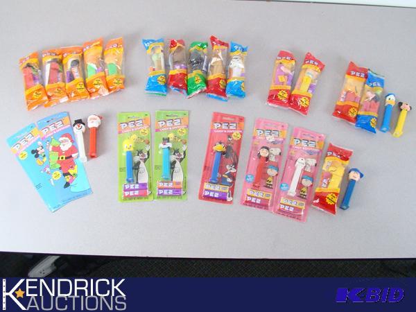 25 Vintage 1980s Pez Dispensers