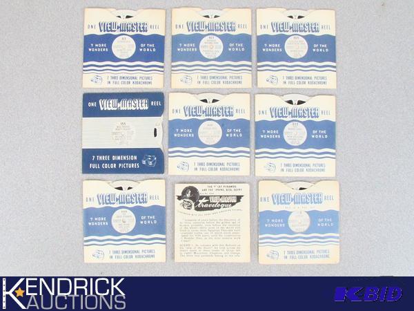 8 Vintage Rarer Collectible View Master Reels