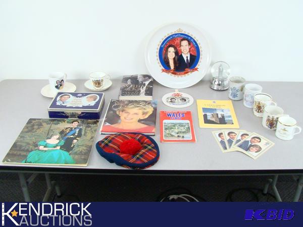 Lot of Collectible British Royalty Items