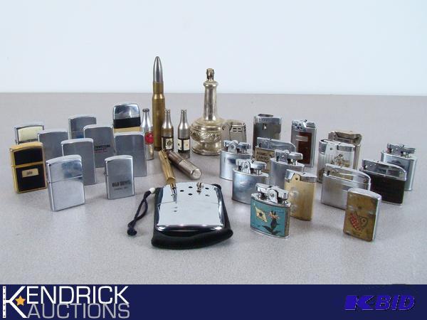 Lot of 33 Vintage Collectible Lighters